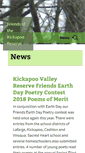 Mobile Screenshot of kickapoofriends.org